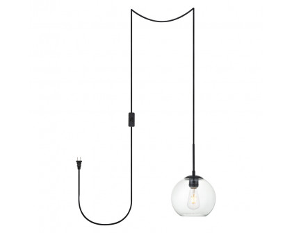 Elegant - Baxter 1 Light Plug-In Pendant