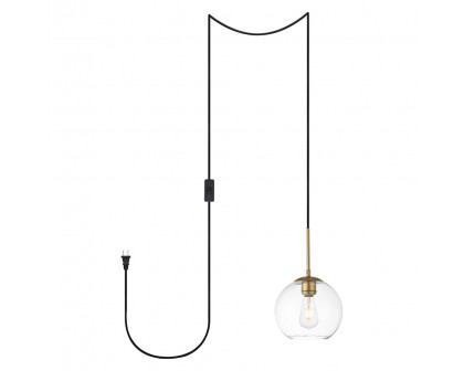 Elegant - Baxter 1 Light Plug-In Pendant