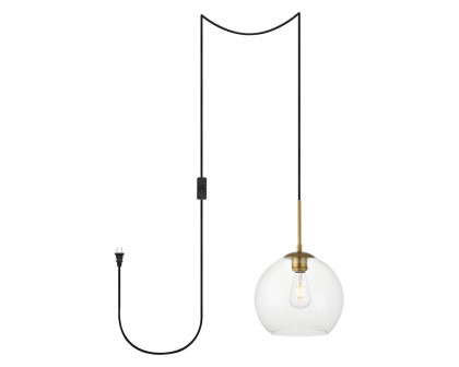 Elegant - Baxter 1 Light Plug-In Pendant