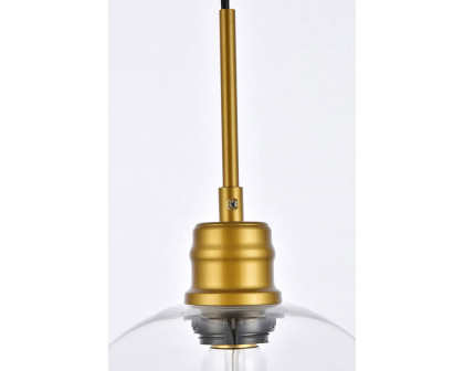 Elegant Emett 1 Light Plug - Brass (LDPG6204BR)