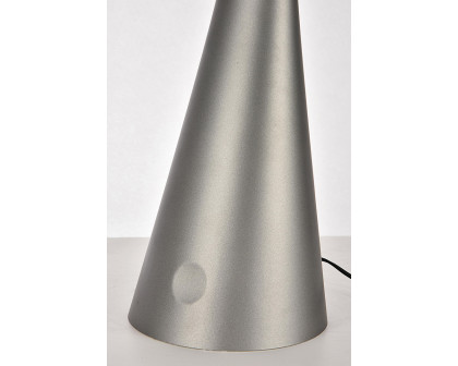 Elegant LED Table Lamp - Metallic Gray (LEDDS003)