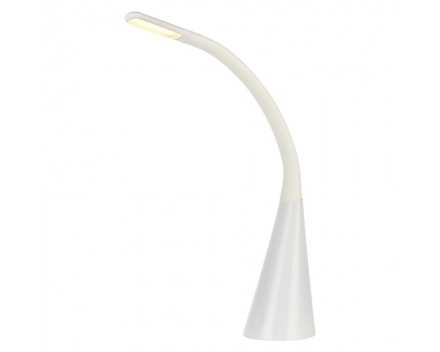 Elegant LED Table Lamp - Glossy White (LEDDS004)