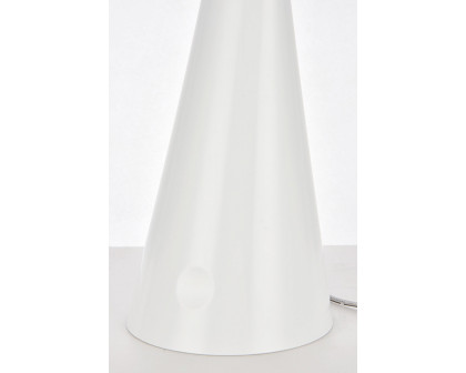 Elegant LED Table Lamp - Glossy White (LEDDS004)