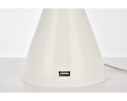 Elegant LED Table Lamp - White (LEDDS011)