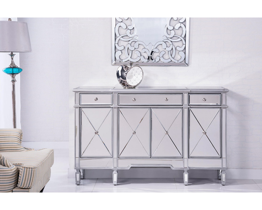 Elegant - Mirrored Credenza (PNT-MF6-1001)