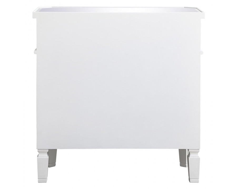 Elegant 32" Mirrored Cabinet - White (MF6-1002AW)