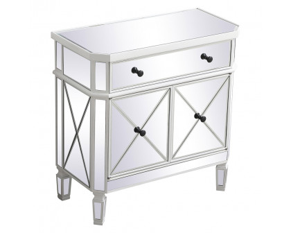 Elegant 32" Mirrored Cabinet - White (MF6-1002AW)