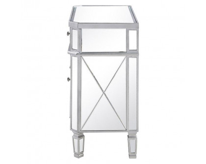 Elegant 32" Mirrored Cabinet - Silver (MF6-1002SC)