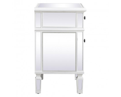 Elegant 1 Door Cabinet - White (MF6-1016AW)