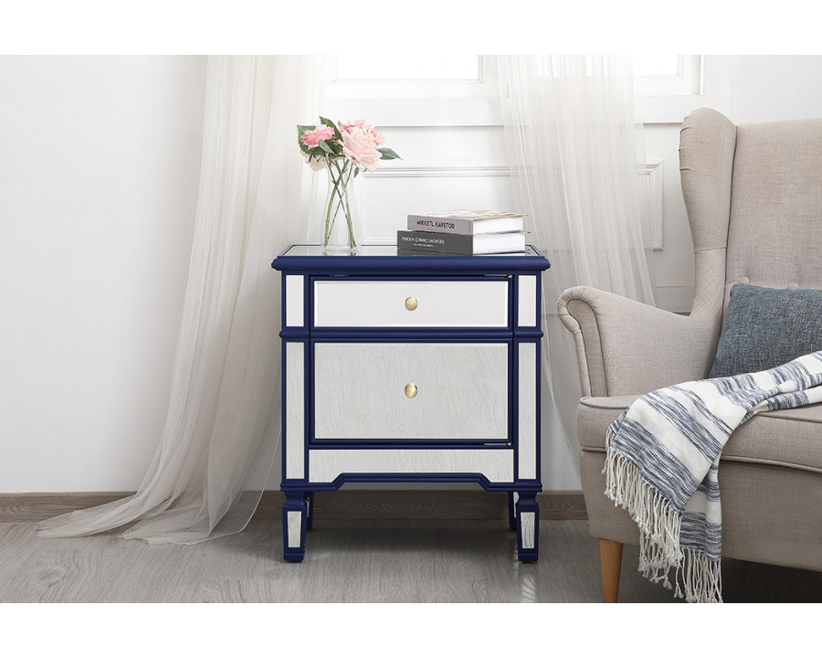 Elegant 1 Door Cabinet - Blue (MF6-1016BL)