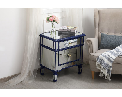 Elegant 1 Door Cabinet - Blue (MF6-1016BL)