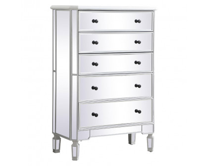 Elegant 5 Drawer Cabinet - White (MF6-1026AW)