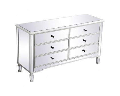 Elegant 6 Drawers Cabinet - White (MF6-1036AW)