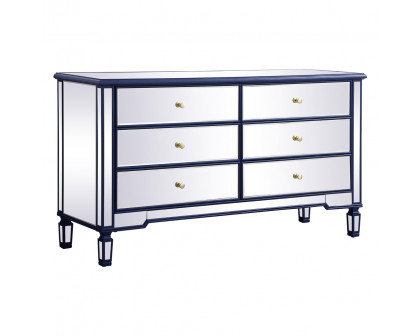 Elegant 6 Drawers Cabinet - Blue (MF6-1036BL)