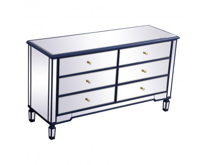 Elegant 6 Drawers Cabinet - Blue (MF6-1036BL)