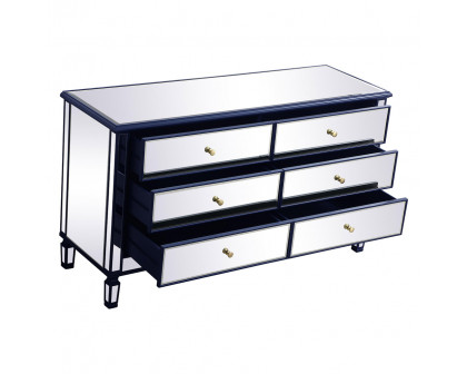 Elegant 6 Drawers Cabinet - Blue (MF6-1036BL)