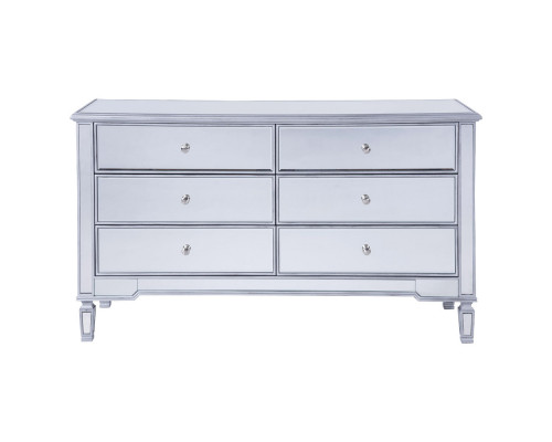 Elegant 6 Drawers Cabinet - Silver (MF6-1036S)