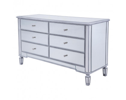 Elegant 6 Drawers Cabinet - Silver (MF6-1036S)