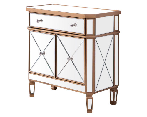 Elegant - 1 Drawer 2 Door Cabinet (MF6-1102GC)