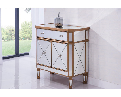 Elegant - 1 Drawer 2 Door Cabinet (MF6-1102GC)