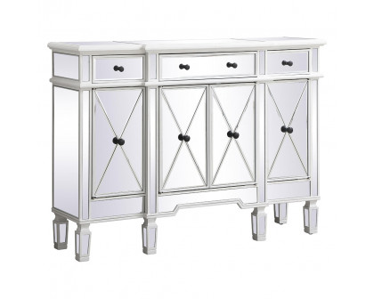 Elegant 3 Drawer 4 Door Cabinet - White (MF6-1111AW)