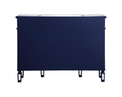 Elegant 3 Drawer 4 Door Cabinet - Blue (MF6-1111BL)