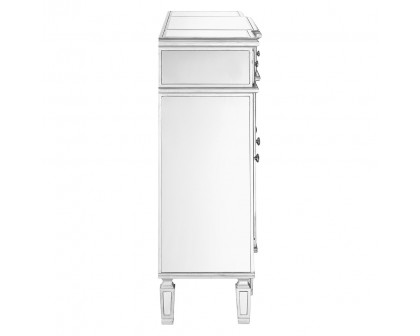 Elegant 3 Drawer 4 Door Cabinet - Silver (MF6-1111SC)