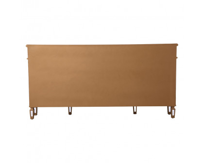 Elegant 72" Mirrored Credenza - Gold (MF6-2111GC)