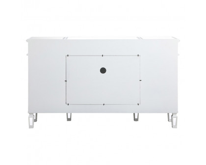 Elegant Contempo 60" Mirrored Credenza - White (MF61060AW)