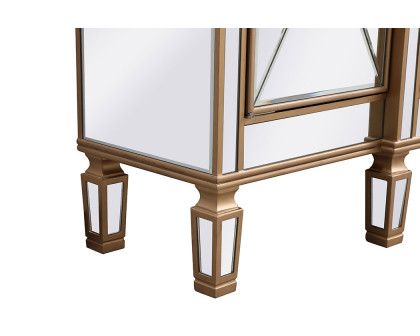 Elegant Contempo 60" Mirrored Credenza - Gold (MF61060G)