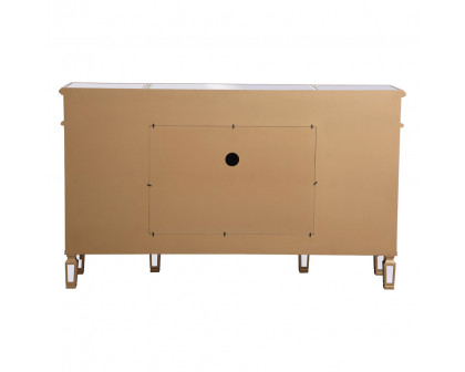 Elegant Contempo 60" Mirrored Credenza - Gold (MF61060G)