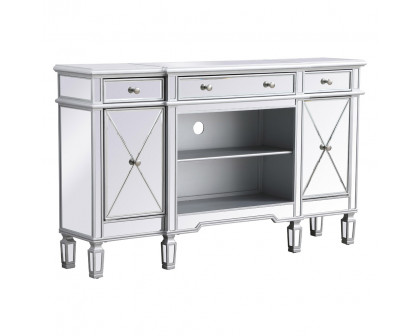 Elegant Contempo 60" Mirrored Credenza - Silver (MF61060SC)