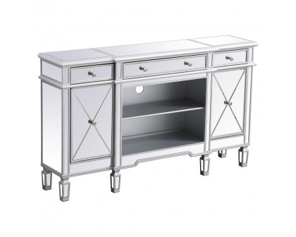 Elegant Contempo 60" Mirrored Credenza - Silver (MF61060SC)