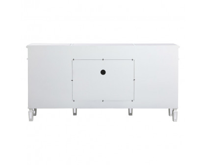 Elegant Contempo 72" Mirrored Credenza - White (MF61072AW)