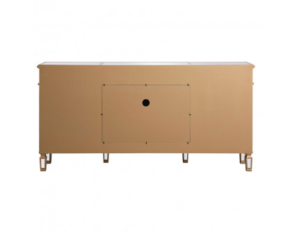 Elegant Contempo 72" Mirrored Credenza - Gold (MF61072G)