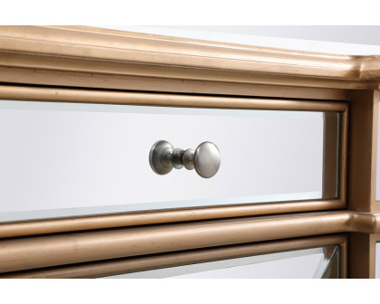 Elegant Contempo 72" Mirrored Credenza - Gold (MF61072G)