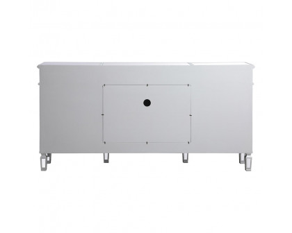 Elegant Contempo 72" Mirrored Credenza - Silver (MF61072SC)