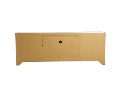 Elegant James 72" Mirrored TV Stand - Gold (MF70172G)