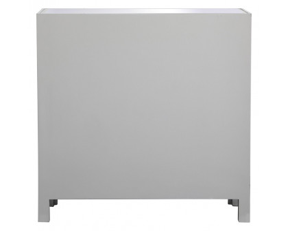 Elegant 29" Mirrored Cabinet - Silver (MF71034S)