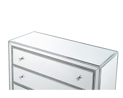 Elegant 3 Drawers 40" Chest - Silver (MF72019S)