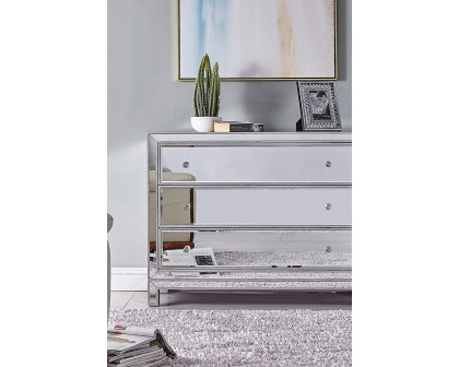 Elegant 3 Drawers 40" Chest - Silver (MF72019S)