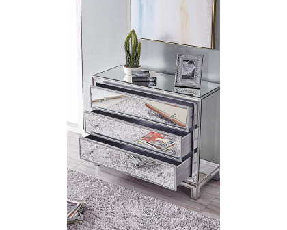 Elegant 3 Drawers 40" Chest - Silver (MF72019S)