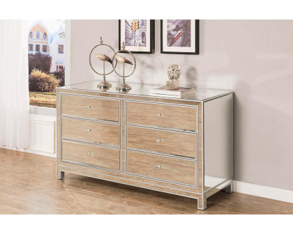 Elegant - 6 Drawers 60" Dresser (MF72036)