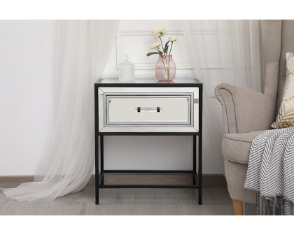 Elegant - Beau 24" x 21" End Table (MF73015BK)