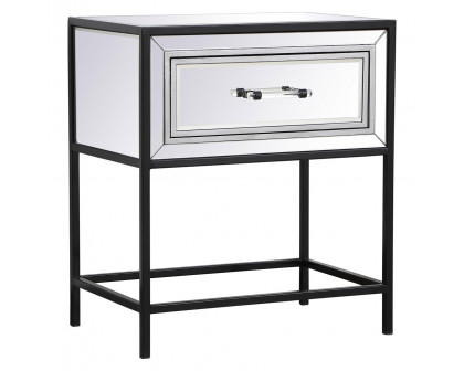 Elegant - Beau 24" x 21" End Table (MF73015BK)