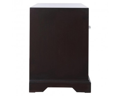 Elegant 60" Mirrored TV Cabinet Stand - Dark Brown (MF802DT-F1)