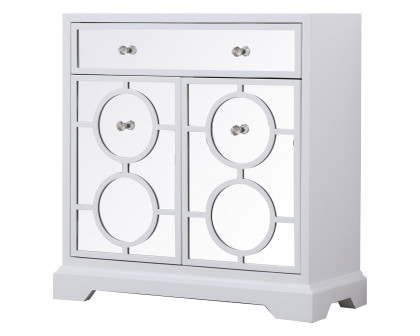 Elegant 32" Mirrored Cabinet - White (MF81002WH)