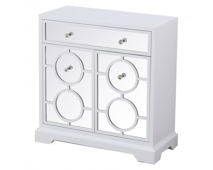 Elegant 32" Mirrored Cabinet - White (MF81002WH)