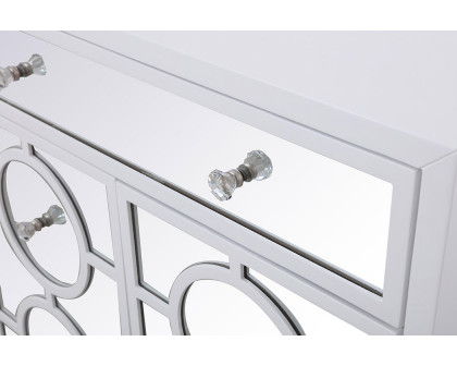 Elegant 32" Mirrored Cabinet - White (MF81002WH)