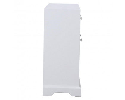 Elegant 32" Mirrored Cabinet - White (MF81002WH)